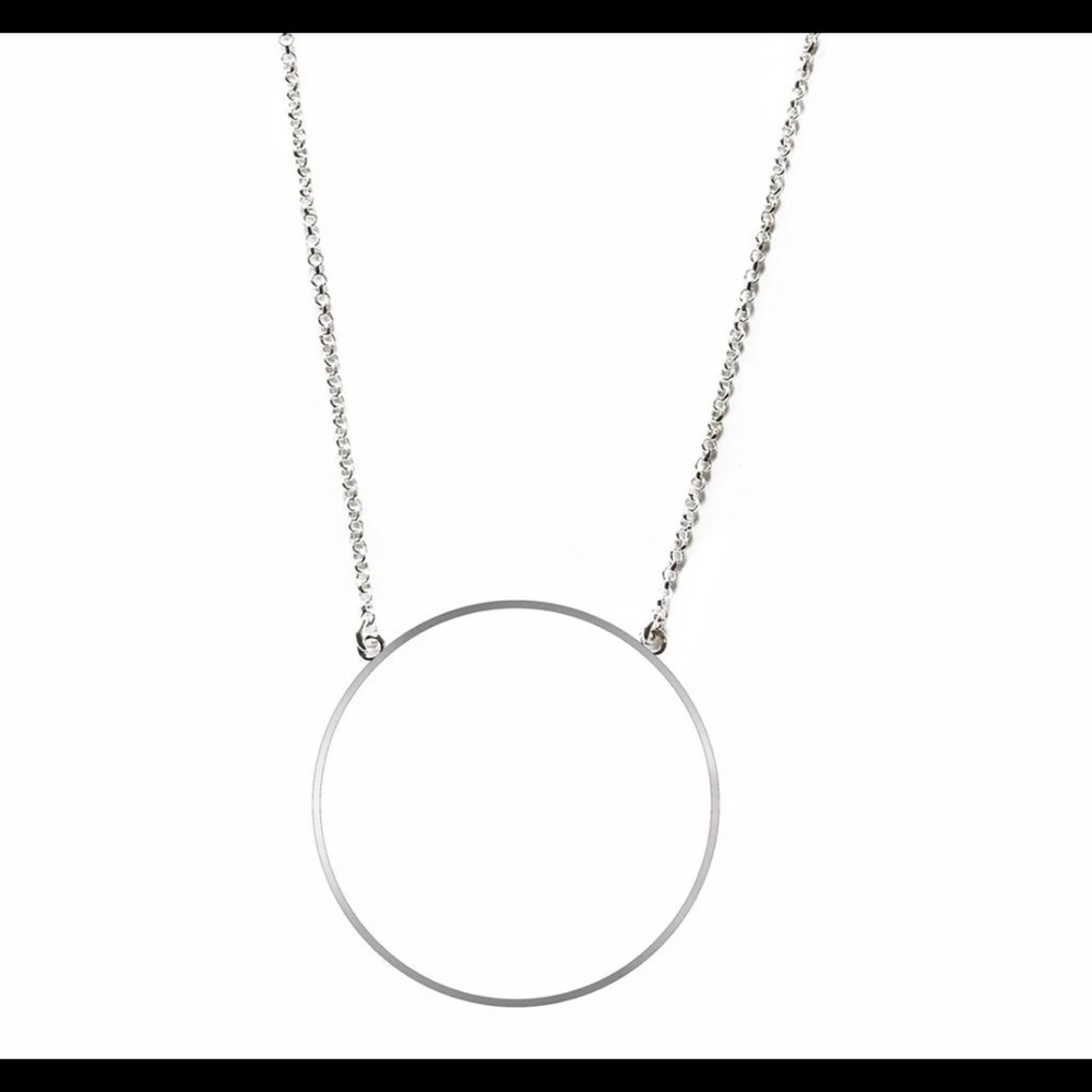 LELE SADOUGHI Silver Circle Neclace
